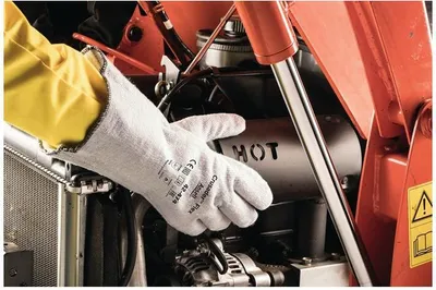 Zdjęcie produktu dla ANSELL Hitzehandschuhe ActivArmr 42-474 Gr.10 grau 12 PA - 42-474-10