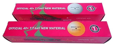 Produktbild von Mí?ky na stolní tenis Double Happines 40mm 1star 6ks