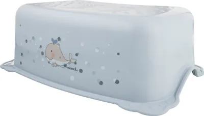 Produktbild von Kinder Tritthocker für Toilette, ab 2 bis 14 Jahren mit Antirutsch satin blau