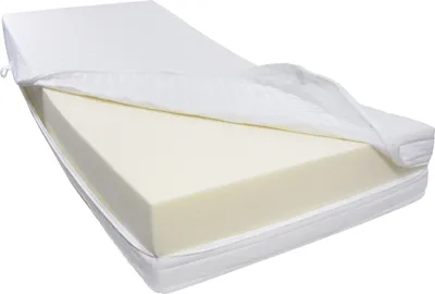Obrázok produktu pre Matrac zo studenej peny Dibapur® R 45A FIRM do cca 190 kg dvojitý látkový poťah celková výška 140 x 200 x cca 25 cm