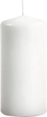 Produktbild von Stumpenkerze Flachkopf 200/70mm Weiß