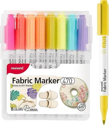 Produktbild von Markery Do Tkanin Fabric Marker 470 Set B 8 Kol. Monami (2050005526)