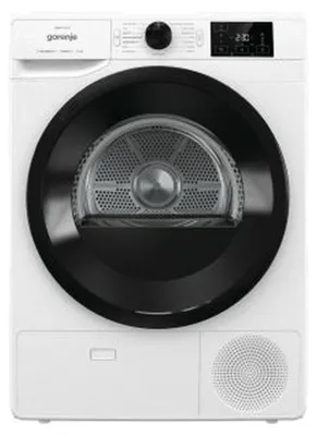 Produktbild von Gorenje G400 Freistehender Wäschetrockner mit Wärmepumpe, 7 kg, Freistehend, Frontlader, Wärmepumpe, Weiß, Drehregler, Berührung, Rechts