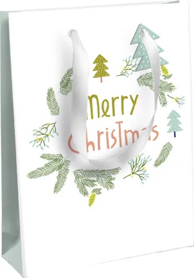 Produktbild von Clairefontaine Weihnachts-Geschenktüte "Schnee" klein