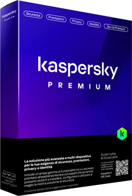 Produktbild von Kaspersky Premium Antivirus 5 Geräte 1 Jahr mit VPN und Passwortverwaltung KL1047T5EFS
