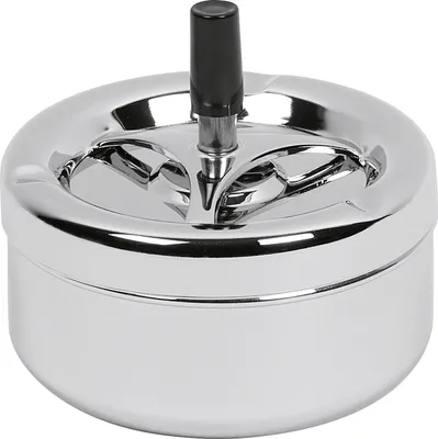 Image de APS Cendrier rotatif 10,5cm Ø13cm chromé