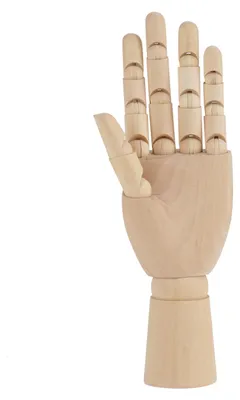 Produktbild von Frauenhand-Körperkünstlermodell Gelenkige Holzskulptur Schaufensterpuppe aus Holz (#3)