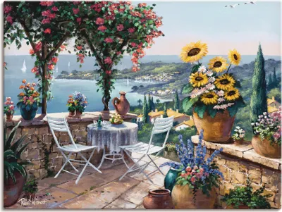 Produktbild von ARTland Leinwandbild Momente der Meditation Größe: 60x45 cm