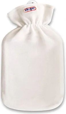 Produktbild von Wärmflasche 2 Liter Bettflasche Wärmeflasche Gummi Wärmekissen Fleecebezug von Sänger