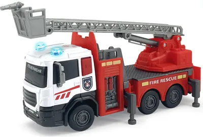 Produktbild von SIMBA Feuerwehrauto mit Licht und Ton, beweglichen Teilen, 17 cm Länge