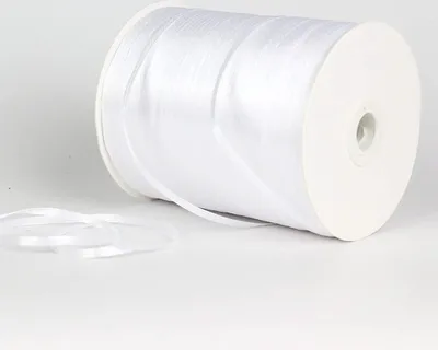 3 mm breit weißes satinband, Hauptbild
