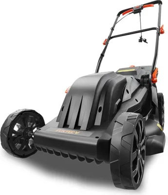 Zdjęcie produktu dla Kosiarka elektryczna 43cm z koszem 45L, cicha praca, z regulacja wysokosci 25-75mm