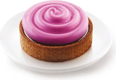 Produktbild von Silikomart Kit Mini Tarte Twist 25.273.13.0065 - 6 mikroperforierte Ringe + Silikonform, Ø 80 mm, 6x53 ml