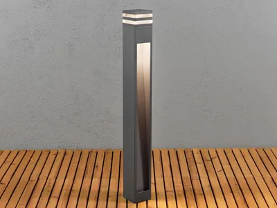 Produktbild von Konstsmide Massa  High Power LED Wegeleuchte - anthrazit lackiertes Aluminium, klares Acrylglas; 7945-370