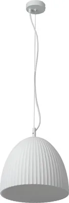 Zdjęcie produktu dla Decor Plaster Routes Bell Pendant 1XE27 Biały