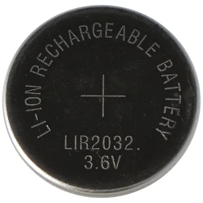 Zdjęcie produktu dla LIR2032 Akumulator litowo-jonowy 3,6 V Akumulator LIR 2032, 3,2 x 20 mm, ogniwo guzikowe 3,6 V Liion