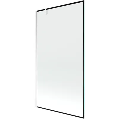 Image de Mexen Next Pare-baignoire 1 vantail 100 x 150 cm, motif noir, blanc - 895-100-000-00-70-20