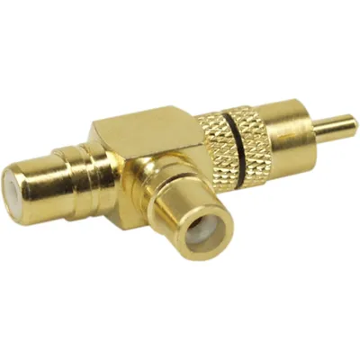 Zdjęcie produktu dla InLine® 99312 Audio Adapter, Cinch Stecker an 2x Cinch Buchse, , schwarz