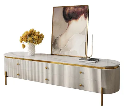 Produktbild von Wohnzimmermöbel Set Designer Wohnzimmer Sideboard Couchtisch Beistelltisch 3tlg.