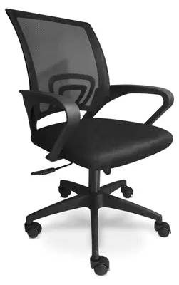 Produktbild von Lara - Børostuhl Ergonomischer, Høhenverstellung, mit Drehrødern - Schwarz
