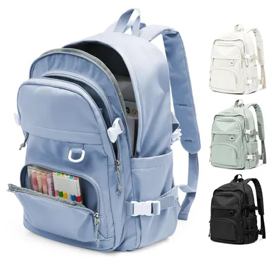 Imagen del producto de Omgoods: Mochila impermeable para portátil, ideal para la escuela y el tiempo libre