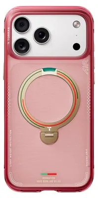 Produktbild von TORRAS Q3 Air x Portuguese(FPF) für iPhone 17 Pro hülle mit echtem Airbags Doppelter Schutz & 360° Magnetischer Robust Ständer, Wave of Passion