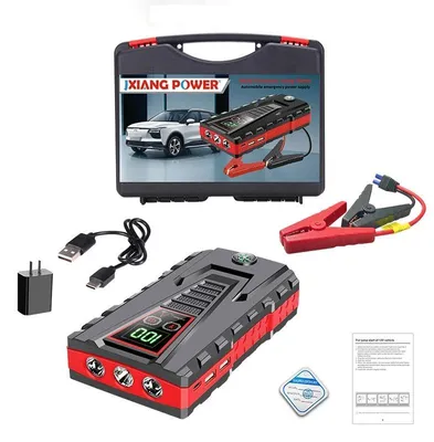 Produktbild von Auto-Starthilfe - 12 V - Powerbank - Autobatterie-Booster - LED-Licht - Ohne Kabel