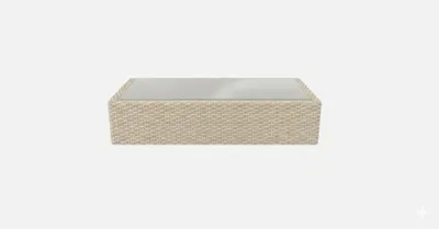 Immagine prodotto di Tavolino moderno, design elegante, colore beige, stile minimalista