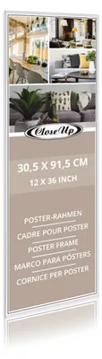 Zdjęcie produktu dla Ramka na plakat 30,5 x 91,5 cm biała