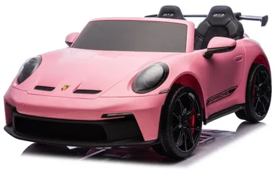 Produktbild von Porsche 911 GT3 XXL - Kinder Elektroauto - 24V - mit Fernbedienung - Gummireifen - Ledersitz - Rosa