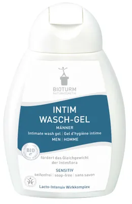 Produktbild von Bioturm 305, Intim-Waschlotion, Weiblich, 250 ml, Flasche, Intimbereich gründlich mit dem Gel reinigen und mit Wasser nachwaschen., Aqua, Coco-Glucoside, Sodium Coco-Sulfate, Whey*, Inulin, Sodium Caproyl/Lauroyl Lactylate, Lactic...