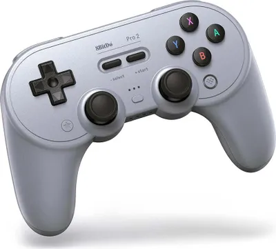 Immagine prodotto di 8BitDo Pro 2 Bluetooth Retro Gamepad per Switch, PC, Android e Steam Deck e Apple, batteria controller di gioco senza fili, grigio