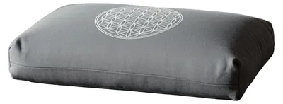 Produktbild von Yogakissen - klein - Blume des Lebens - mit Kapok-Füllung