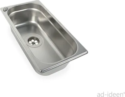 Obrázok produktu pre 1 1/2" nerezový drez Drez 325x176x100 mm vrátane odtoku Imbis