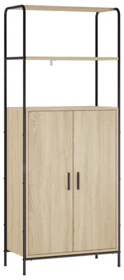 Obrázek produktu pro Vysoká komoda Sonoma, dubový Imitace, 40 x 33 x 161 cm, materiál: dřevovláknitá deska