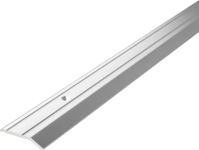 Zdjęcie produktu dla Profil przejściowy VILO – samoprzylepny – do podłóg laminowanych i winylowych – bez wiercenia – 28 mm x 93 cm – G84 – srebrny