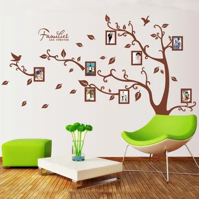 Produktbild von Baum mit Fotos Wandaufkleber – Gemütlichkeit für Ihr Zuhause KP16307