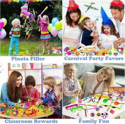 Produktbild von 130 Geschenke für Kindergeburtstage - Gastgeschenke, Party, kleines Spielzeug