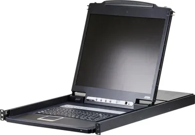 Image de Aten LCD Commutateur KVM 19" 8 ports avec clavier US, CL1308N-US