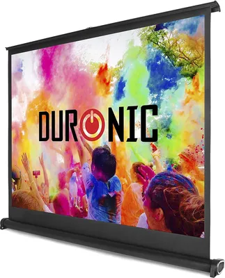 Produktbild von Duronic DPS50 4:3 Leinwand | 50 Zoll Mobile Beamerleinwand in Tragetasche mit 102 x 76 cm | 4:3 Heimkino mit 4K Full HD 3D | Gain 1.0 | Projektionsleinwand für Gaming, Büro, Präsentationen, Schulen