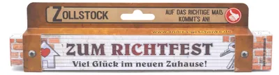 Produktbild von Zollstock „Zum Richtfest“ – 2 m
