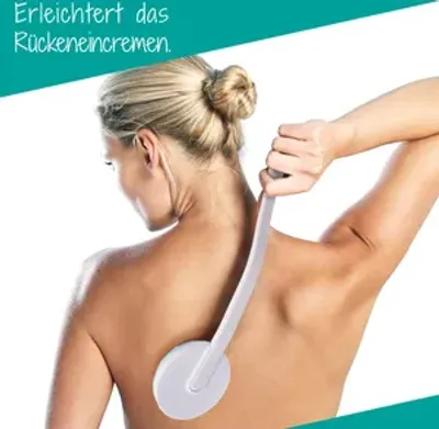 Immagine prodotto di Crema per la schiena 2 in 1 e massaggiatore, 3 pezzi, accessorio per la crema, applicare la crema solo sulla schiena, crema per la schiena