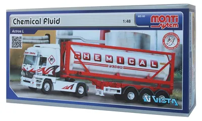 Immagine prodotto di Stavebnice Monti System MS 60 Chemical Fluid Actros L-MB 1:48 v krabici 31,5x16,5x7,5cm