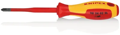 Productafbeelding van Schroevendraaier KNIPEX 98 24 02 SL, 212 mm, PH 2 Slim, VDE 1000V