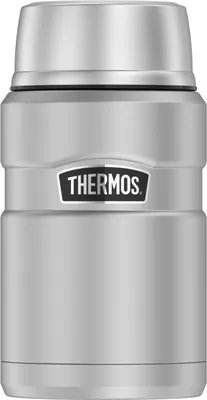 Produktbild von THERMOS STAINLESS KING FOOD JAR 0,71 l Thermobecher – Vorteilsset mit Reinigungsbürste CLEAN FIX 30 cm
