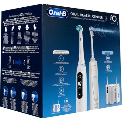 Produktbild von Oral-B Center OxyJet Reinigungssystem - Munddusche + Oral-B iO6