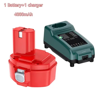 Produktbild von 14,4V Ni-MH Akku - Ersatzakku Für PA14 1420 1422 1434 1433 1435F - 4,0Ah Kapazität - 1x Akku Mit Ladegerät Set Für Elektrowerkzeug