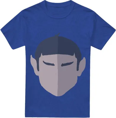 Productafbeelding van Star Trek - "The Vulcan" T-shirt voor heren/dames, uni model, TV18069 (3XL) (Koningsblauw)