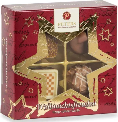 Zdjęcie produktu dla Peters Weihnachtsfreuden bezalkoholowa pyszna mieszanka pralin 50g
