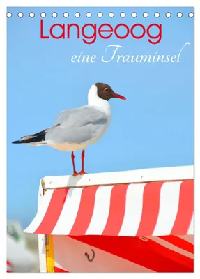 Produktbild von Langeoog - eine Trauminsel (Tischkalender 2027 DIN A5 hoch), CALVENDO Monatskalender